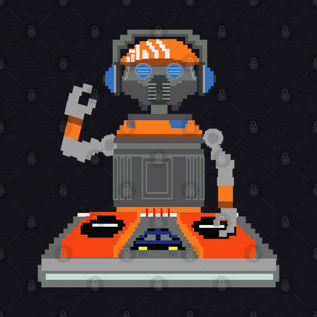 16 Bit Galaxy DJ by DeepDiveThreads